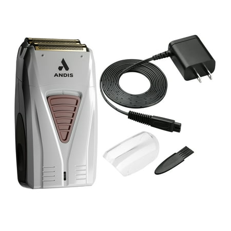 【並行輸入品】 Andis TS-1 17235 Pro Foil Lithium Titanium Foil Shaver, Cord/Cordless, Smooth Shaving Cordless Shaver with Charger, Gray
