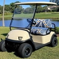 thumbnail image 4 of Pzuqiu 2-Piece Geometric Design Golf Cart Seat Covers - Breathable Washable Universal Set for 2-Seater Golf Carts, Protective Durable Seat Covers, 4 of 10