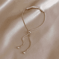 thumbnail image 3 of Pulseras De Plata 925 Mujer Oro De Bambú Ajustable Elegante Xtellar dorado, 3 of 4
