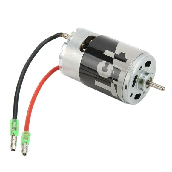 RC Brushless Motor,550 Brush Motor 20000 RPM Large Torsion Two Way Bearing Silver 15T Brush Motor RC Vehicles Truck Update Parts for 1/10 Climbing Car