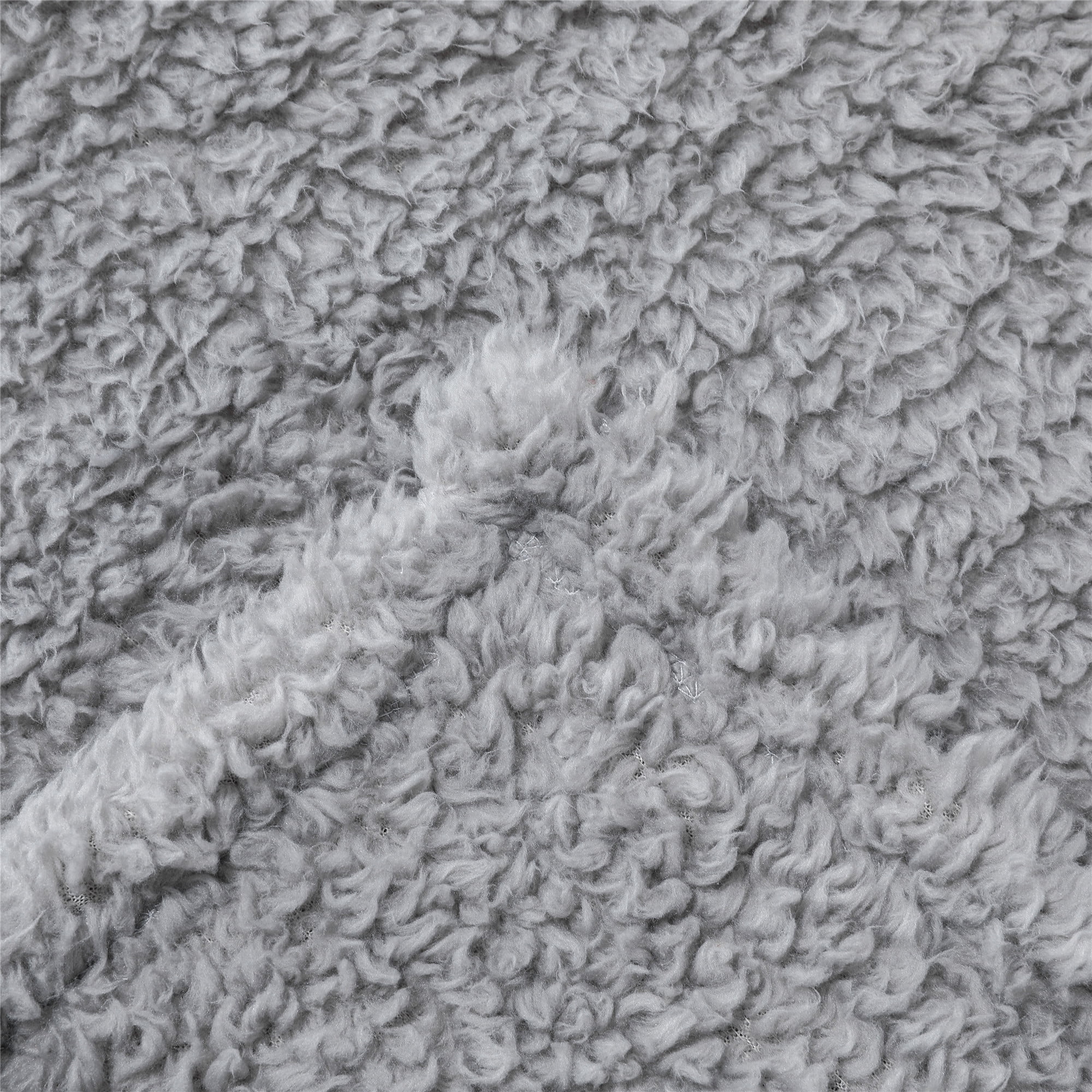 Mainstays Grey Solid Print 100% Polyester Bed Blanket, King, Machine Washable