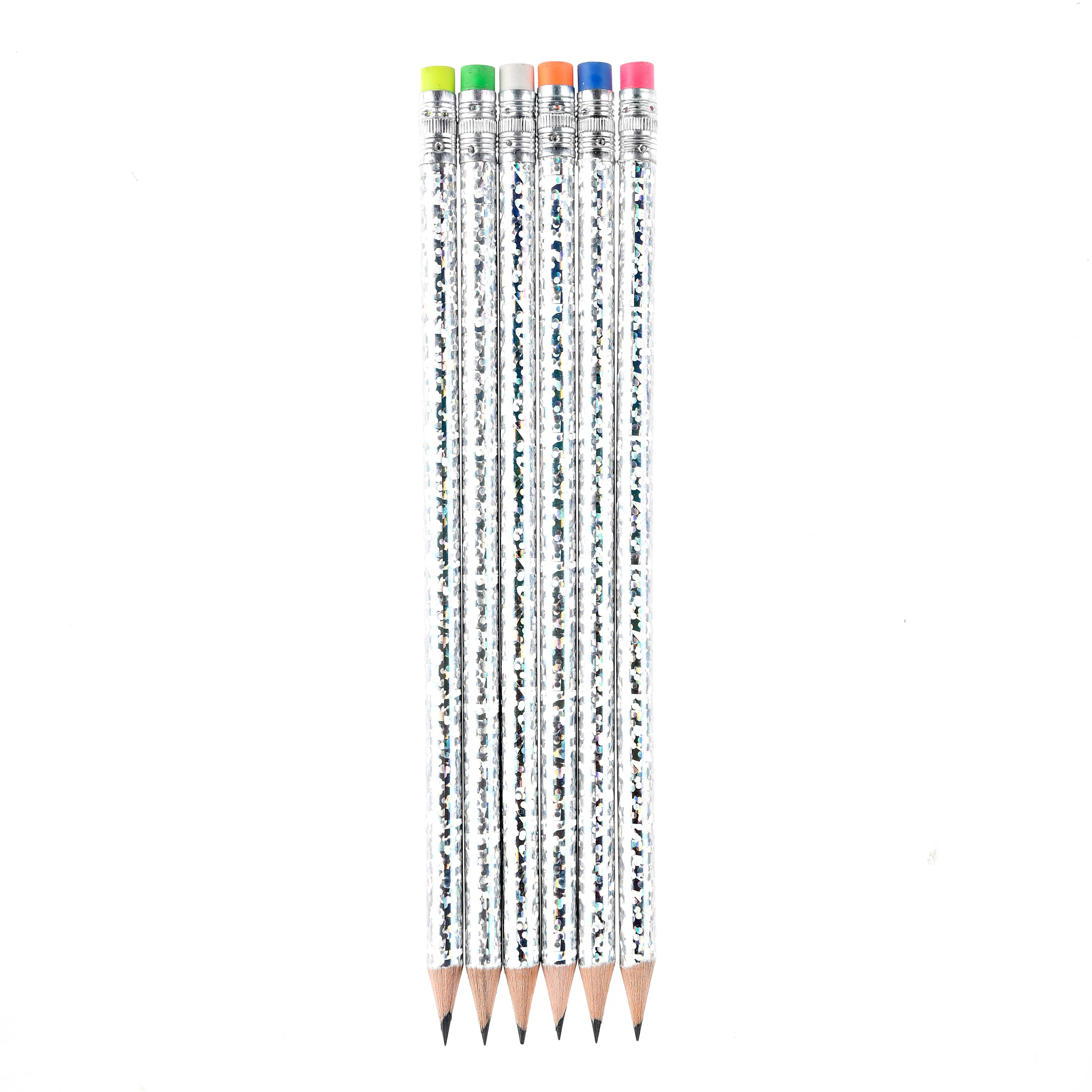 Pen + Gear No. 2 Wood Pencils, Holographic, Sharpened, 12 Count