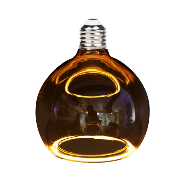 Foco Globo LED Tecnolite 4W Luz Ámbar E27 Atenuable
