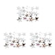 thumbnail image 5 of Pegatinas de pared Wosthever 20 unids/set espejo arte acrílico decorativo, 5 of 6