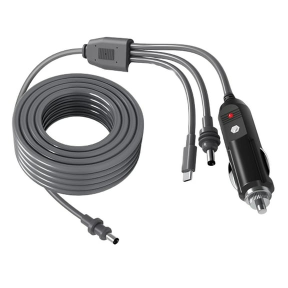 For Starlink Mini 100W Power Cord with Car Charger and DC Cable for Convenience