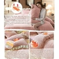 thumbnail image 3 of TOPCHANCES Duvet Cover Set, Soft Velvet Bedding Set with One Pillowcase for Twin Size Bed, 67*89 inch (Pink), 3 of 7