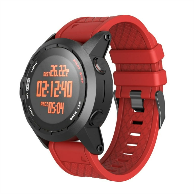 For Garmin Fenix Fenix 2 Band Easy Fit 26mm Width Soft Silicone