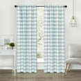 thumbnail image 5 of Modern Farmhouse 2 Pc Buffalo Check Plaid Curtains, Cozy and Elegance, 5 of 8