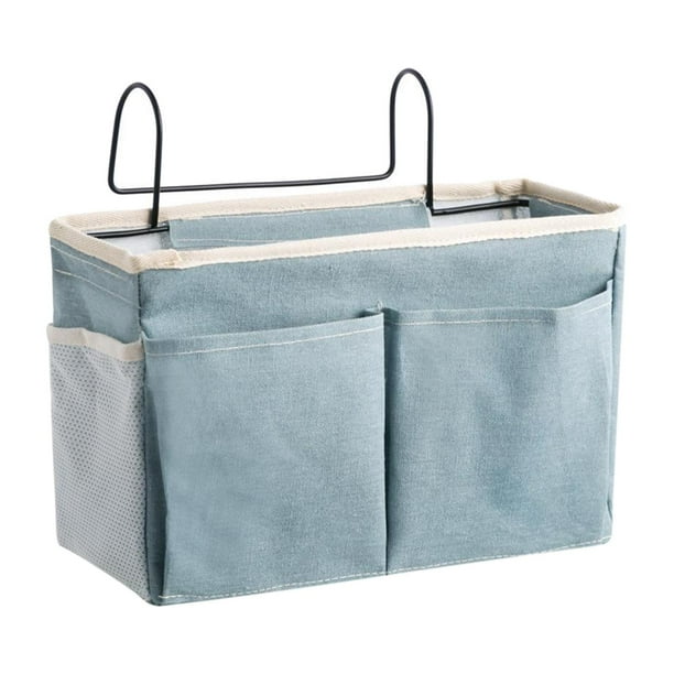 Bolsa de almacenamiento para colgar en la pared Macarena Organizador de almacenamiento junto a la cama Azul claro