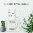 thumbnail image 4 of Koyal Wholesale Zodiac Sign Ceramic Coffee Mug, Aries Star Constellation, Minimalistic Black, 4 of 5