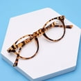 thumbnail image 2 of 2 Pairs of Womens Vintage Round Reading Glasses, Mens Stylish Classic Tortoiseshell Readers HD +3.50, 2 of 5