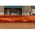 Shop United Weavers Veria Bog Shag Abstract Area Rug, Burnt Orange, 5'3