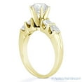 thumbnail image 3 of Oval Cut Charles & Colvard Forever ONE Full Bezel Solitaire Engagement Ring in 14k Rose Gold, 3 of 5