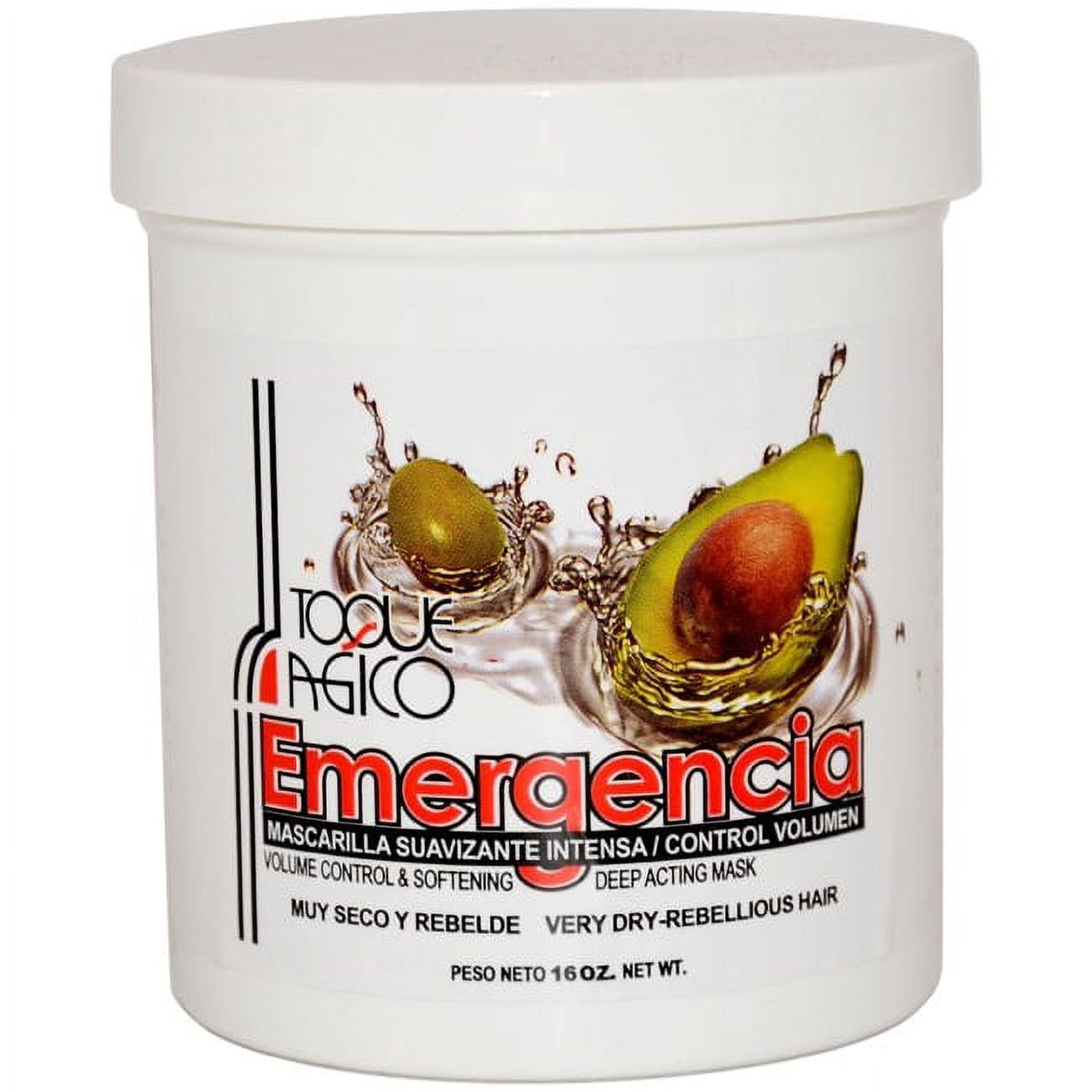 Volume Control and Softening Deep Acting Mask by Toque Magico Emergencia for Unisex - 16 oz Mask