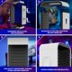 thumbnail image 5 of 15,8 Torre de almacenamiento para videojuegos compatible con PS5/Xbox/Switch, organizador universal de discos de videojuegos 18 en 1 con 4 soportes para mandos, 5 of 7