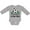 AC-Heather Grey, variant on Inktastic Soccer My Daddy is the Coach Boys or Girls Long Sleeve Baby Bodysuit