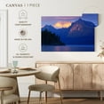 thumbnail image 5 of Elephant Stock Lake Mcdonald Mountain Scene Wall Art - Horizontal Canvas Wall Art - Living Room Wall Decor - Nature Canvas - Blue And Yellow Decor - 51" x 34", 5 of 8
