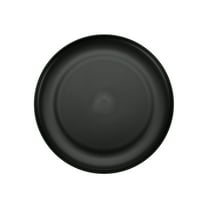 Mainstays Black Round Plastic Plate, 10.5 inch, Durable & BPA-Free