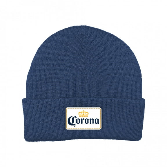 Corona Extra 874998 Corona Extra Logo Cuff Beanie, Navy Blue