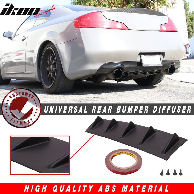 car rear bumper diffuser