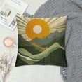 thumbnail image 2 of GOSMITH  Abstract Boho Sun Sunrise Sunset Sunshine Mountain Rainbow Decorative Throw Pillow Covers,Boho Pillow Case Covers for Bohemian Home Decor,Boho Gifts for Women Girls, 2 of 5