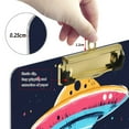 thumbnail image 6 of FORMRS Acrylic Clipboard with Low Profile Clip Standard A4 Letter Size, 12.5" x 9", Colorful UFO, 6 of 8