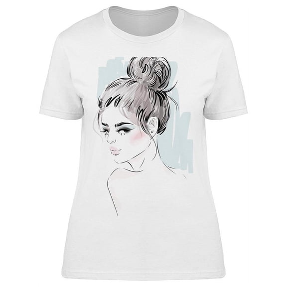 Beautiful And Glamorous Girl T-Shirt Women -Image by Shutterstock, Female Small