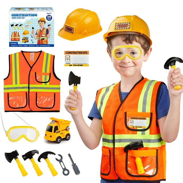 Disfraz Lesheng Space Construction Worker para niños de 3 a 7 años