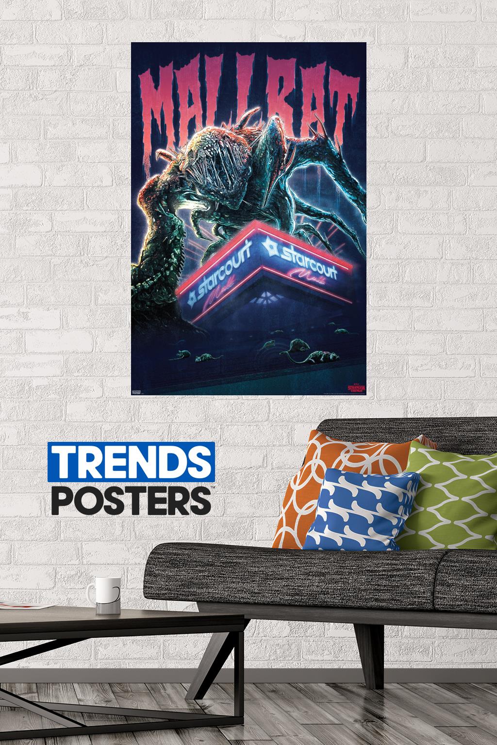 Netflix Stranger Things 3 - Mallrat Wall Poster, 22.375" x 34"