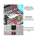 thumbnail image 4 of Escurridor Acero Carbono Platos 3 Niveles Gran Capacidad Belug Negro, 4 of 5