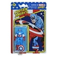 thumbnail image 2 of Marvel Legends Series 3.75-inch Retro 375 Collection Captain America, 2 of 5