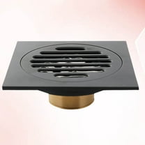ELAYARD Black Stainless Steel Floor Drain with Drain Holes for Easy Cleaning