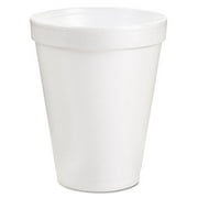 Dart Container Corp. 8J8 Foam Cups, 8 oz., White (Pack of 1000)