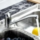 thumbnail image 3 of Mezclador de fregadero, grifo de cocina monomando, cromado, plateado, 3 of 5