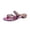 Purple, variant on Wensltd Women's Sandals Trendy Block Heel Low Heel Sandals Comfortable Lightweight for Spring Summer Beach Outdoor Casual Sandals Purple