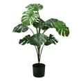 thumbnail image 1 of Mainstays Artificial Monstera Tree Pot, 1 of 6