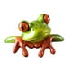 thumbnail image 1 of Estatuilla de rana 3D Inteprter de resina adorno decorativo, 1 of 6