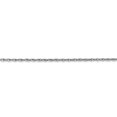 thumbnail image 3 of 14k White Gold 18 Inch 1.3mm Heavy Baby Rope Chain Necklace Pendant Charm, 3 of 9