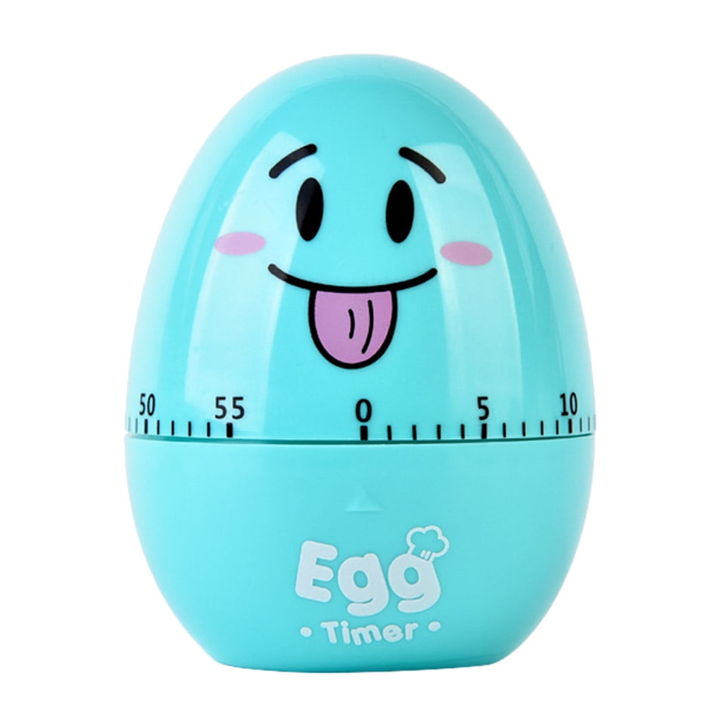 NUOLUX 1 Pc Egg Shape Mechanical Rotate Timer Household Countdown Timer