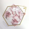 thumbnail image 4 of Marco de fotos colgante perfecl hexagonal de metal con vidrio 24 cm, 4 of 8