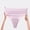 Pink, variant on Womens Seamless Thong Underwear No Show Panties Invisible High Waisted Thongs Soft Stretchy Breathable Lingerie Smooth Athletic Panty for Workout and Dress
