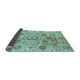 thumbnail image 2 of Ahgly Company Indoor Rectangle Abstract Light Blue Modern Area Rugs, 7' x 10', 2 of 4