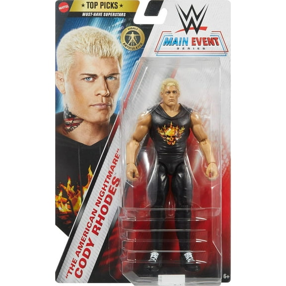 WWE Wrestling Main Event Series Cody Rhodes Action Figure (The American Nightmare)