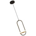 thumbnail image 2 of Hanging Pendant Light Indoor Lighting for Dining Light Rings Modern Room Decor Black, 2 of 9