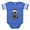 Royal Blue, variant on CafePress - FIN Wirehaired Dachshund Santa CROP Baby Football - Cute Infant Baby Football Bodysuit