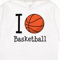 thumbnail image 3 of Inktastic I Heart Basketball Toddler Hoodie, 3 of 4
