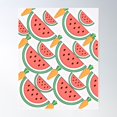 thumbnail image 2 of Watermelon Poster Wall Art, Modern Wall Decor For Living Room Bedroom, 24x36 UNFRAMED, 2 of 3