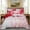 Pink, variant on Duvet Cover Set, King Size Floral Bedding, Dolce Mela - Rose Medley DM708K