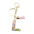thumbnail image 1 of Llavero Accesorios para bolso Accesorios lindos Llavero Damas Iniciales Llavero Bolso de mujer Colgante, 1 of 2