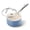 Blue, variant on Koch Systeme CS 1QT Nonstick Saucepan with Lid - Non-Toxic Ceramic Milk Pot for Boiling, Melting, Small Servings, Easy Clean, Blue